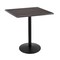 Holland Bar Stool Co 42" Tall In/Outdoor All-Season Table, 36" x 36" Square Charcoal Top OD214-2242BWOD36SQChar - alternate 1